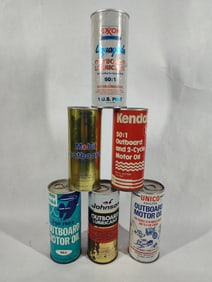 6-Outboard Motor Oil Cans