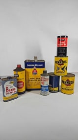 Pennzoil, Dupont, Sunoco, and Other FLuid Cans