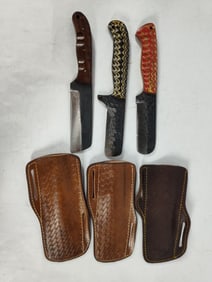 Custom Hand Forged Cowboy Skinner Knives