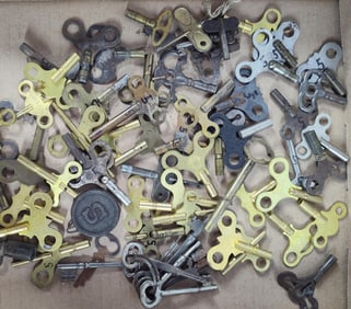 Brass Skeleton & Clock Keys