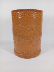 Clipper Ship Pottery Umbrella Stand
