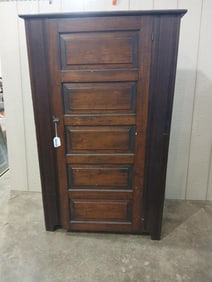 Square Nailed Walnut Jelly Cabinet