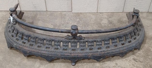 1900s Ornate Stove/ Fireplace Fender