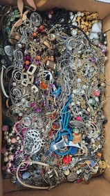 Large Lot of Chains, Necklaces, Bracelets, and jewelry