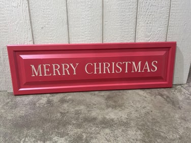 Wooden Merry Christmas Sign