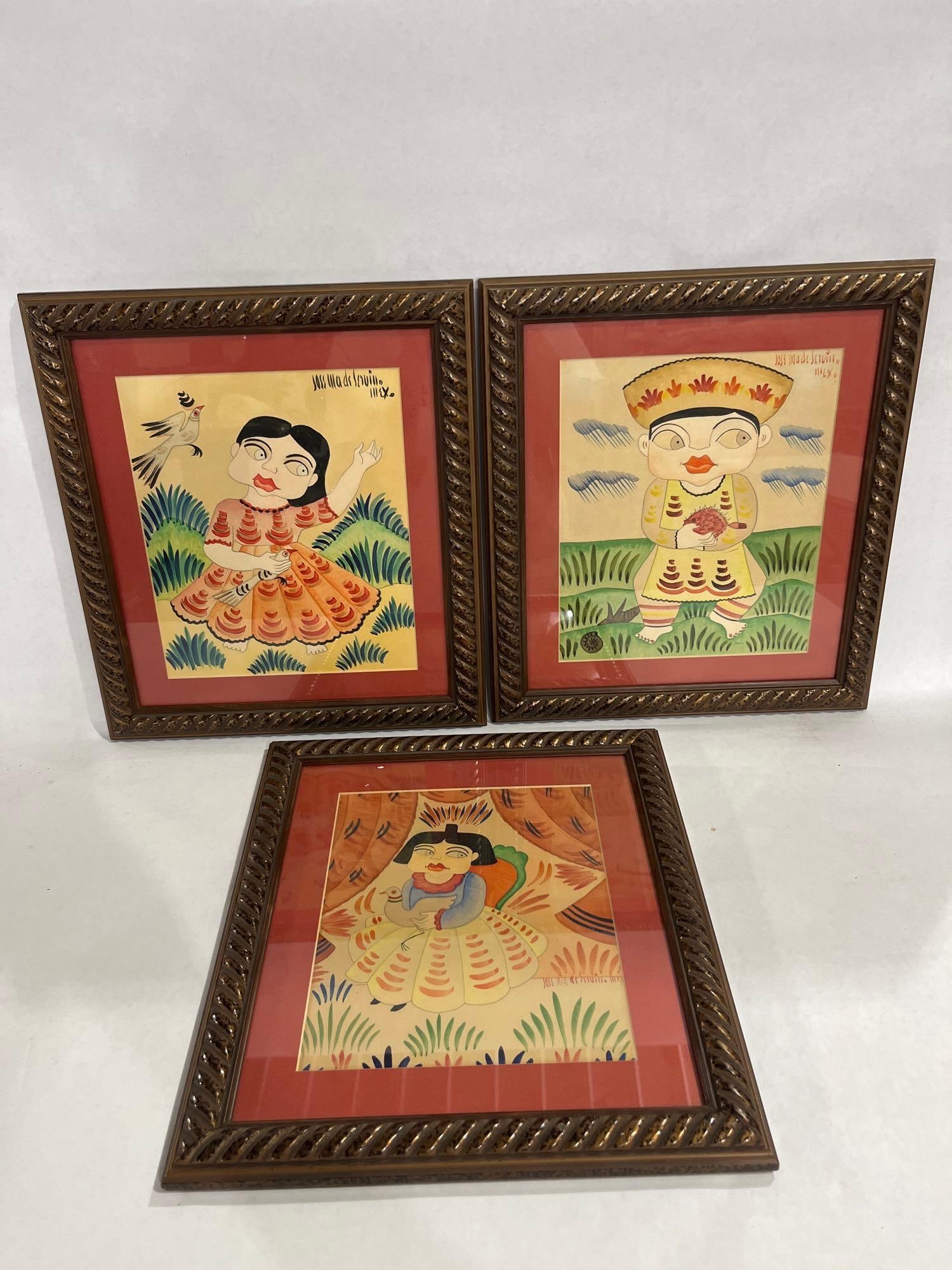 Jose Maria De Servin Watercolor Paintings (1 of 4)