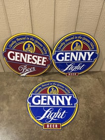 Genesee Beer Tin Signs