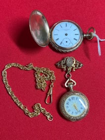 Pair of Two Ladies Pocket Watches