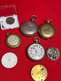 8 Misc Pockets Watches