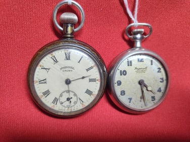 Pair of Ingersoll Pocket Watches