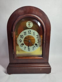 German silent chime mantle clock