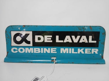 DST De Laval Combine Milker topper flange sign