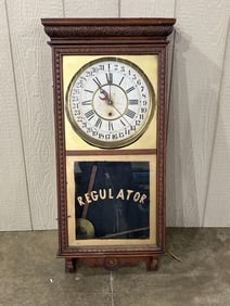 Sessions Clock Co Regulator Wall Clock