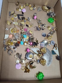 Lot of unsorted post earrings