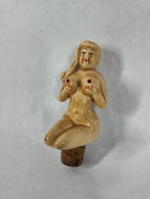 Novelty bar accessories nude lady bottle topper