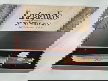 American Mint Legends of the Wild West Wild Bill Hickock collectible Bowie Knife in case
