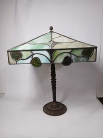 Square Stained Glass Lamp