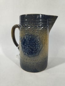 Nelson McCoy grape cluster glazed stoneware pitcher
