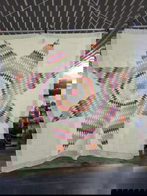 Hand stitched Star of Bethlehem quilt