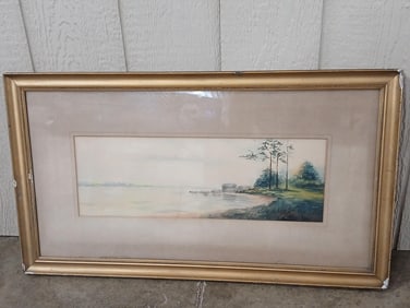 Geo Mortar Water Color Landscape
