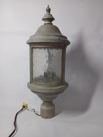 Frosted Glass Pendulum Outdoor Light Fixture