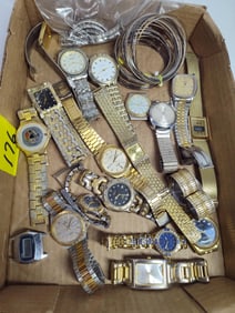 Loaded lot of wrist watches, bracelets and more