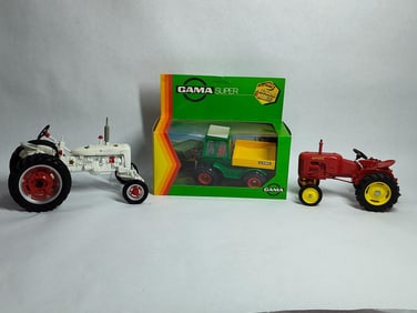 Ertl & Gama Tractors Inc. Massey Harris, Farmall and precision model nib