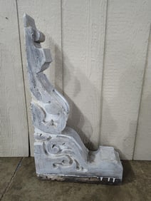 Great painted architectural salvage corbel