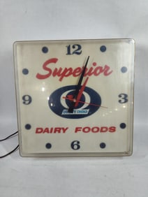 Superior Dairy Clock