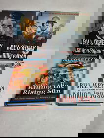 Lot of 4 Bill O'reilly readers inc. Killing Jesus, Killing Reagan, Killing Patton & more