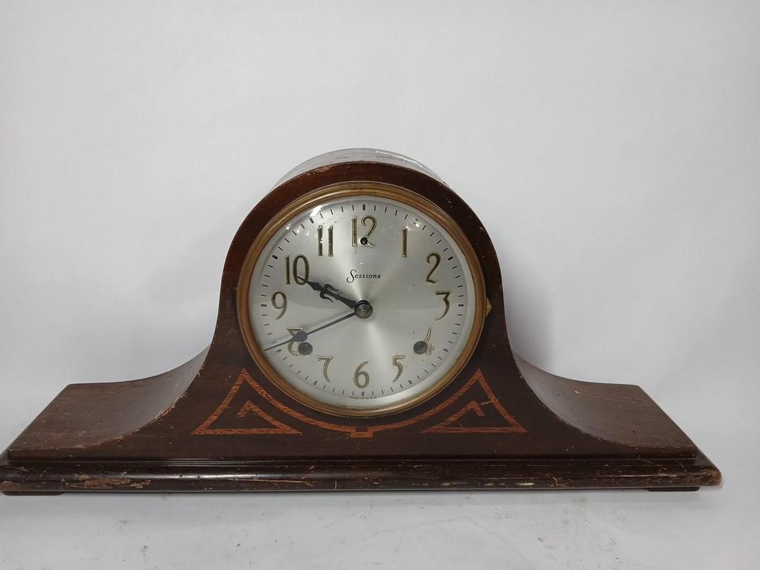 Sessions Inlay No 6 Mantle Clock (1 of 6)
