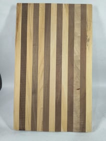Multi Wood Striped Cutting Board