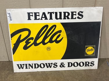 Pella WIndows Double Sided Sign