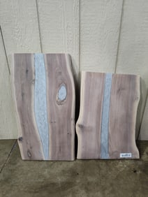 Walnut & Epoxy Slabs