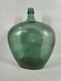 French Demijohn Glass Bottle
