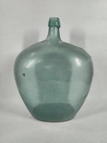 French Demijohn Glass Bottle