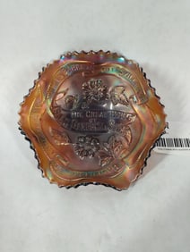 Carnival The Great House of Isaac Benesch. Sons ruffled edge dish