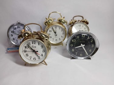 Big Ben, Equity, Quartz and more alarm clocks inc. 5