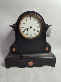 French Napoleon Style Marble Clock