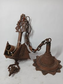 Iron Hanging 3 Light Chandelier