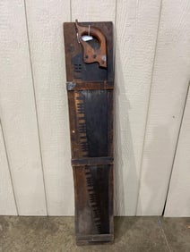Framed Hand Saw Wall Hanging