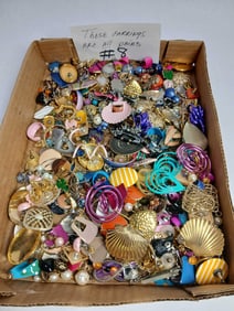 Large lot of post earring pairs