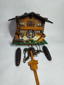 Great Swiss musical movement Coo Coo Clock Holzhackermarsch