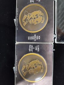 Stafford Mfg. Co. Land of Lincoln New York World's Fair 1964-65 tokens