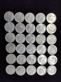 30 Kennedy 1/2 dollars 1971 and newer