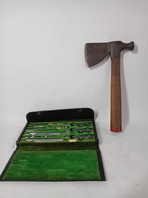 Hatchet and Machinist Tool Set