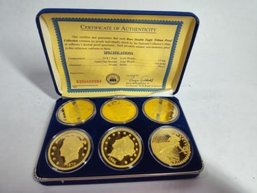 Rare Double Eagle Tribute Proof Collection of 6