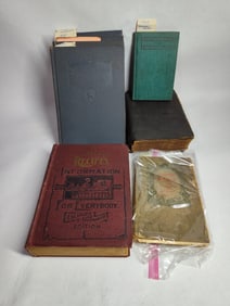 Lot of 1800's & 1900's Cook Books Inc. Dr. Chases, Womens Institute Library of Cooking