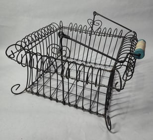 Footed Iron Basket