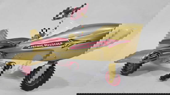 Atomic Missile Miniature Pedal Plane: 8 inches long